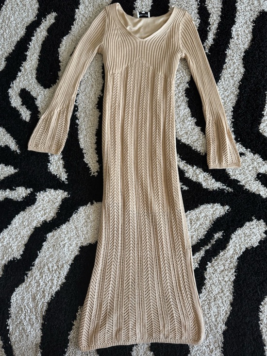 Freshman 1996 Dresses & Skirts - Freshman 1996 Long Sleeve Knit Bodycon Maxi Dress